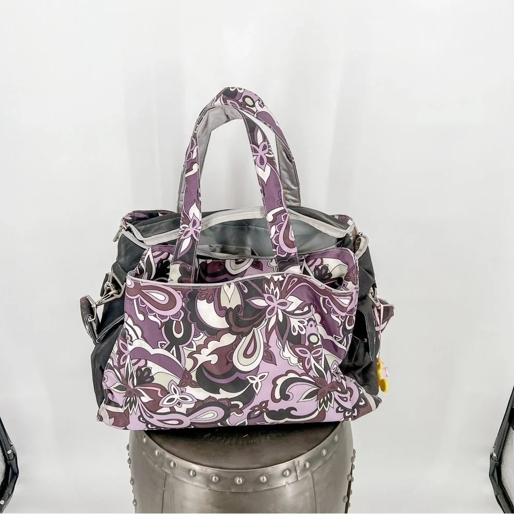Ju Ju Be Purple Paisley Be Spicy Diaper Bag